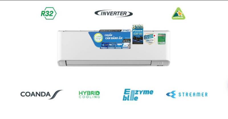 Máy lanh Daikin 2 HP Inverter FTKZ50VVMV ( Sx Thái Lan )