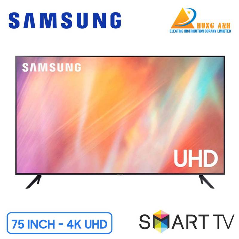 Smart Tivi Samsung 4K 75 inch UA75AU7700