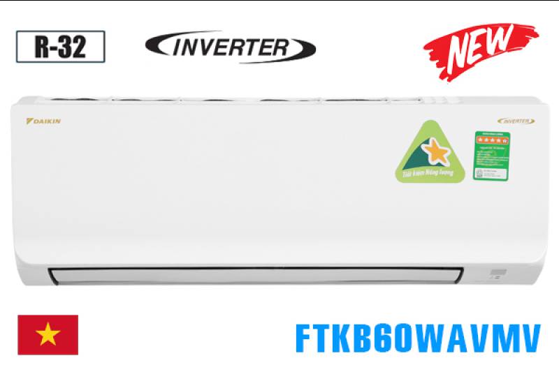 Điều hòa Daikin 21000BTU inverter 1 chiều FTKB60WAVMV