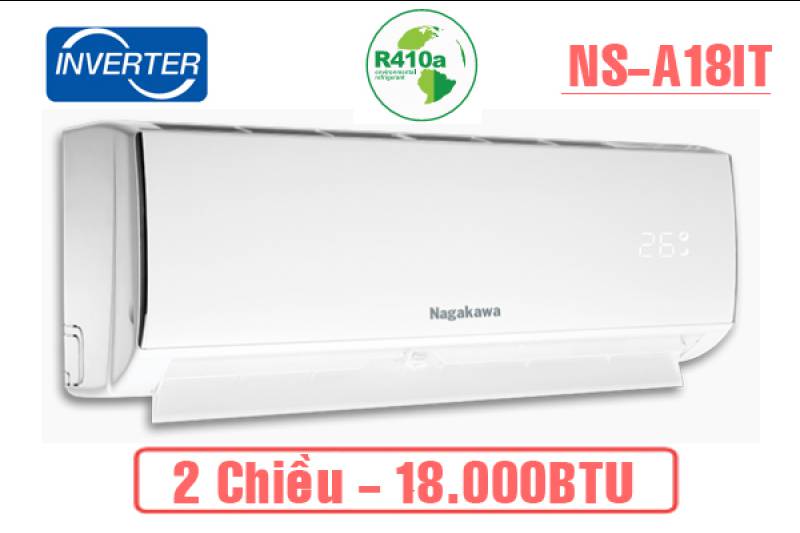 Điều hòa Nagakawa inverter 2 chiều 18.000BTU NS-A18IT