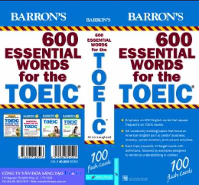 Hộp Flash Cards - 600 Essential Words For The TOEIC (Tái Bản 2021)