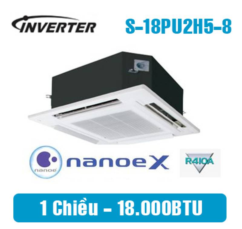 Điều hòa Âm trần Panasonic 1 chiều Inverter 18.000 BTU S-18PU2H5-8/U-18PS2H5-8