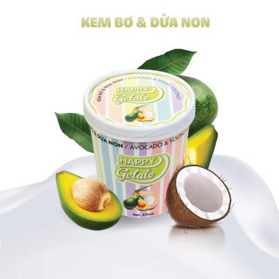  										Kem Bơ Dừa Non 475ml 									
