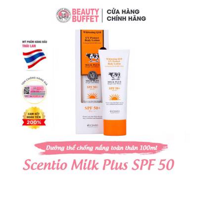  								Kem chống nắng và dưỡng trắng toàn thân Scentio Milk Plus SPF 50+ PA +++ 100ml 							