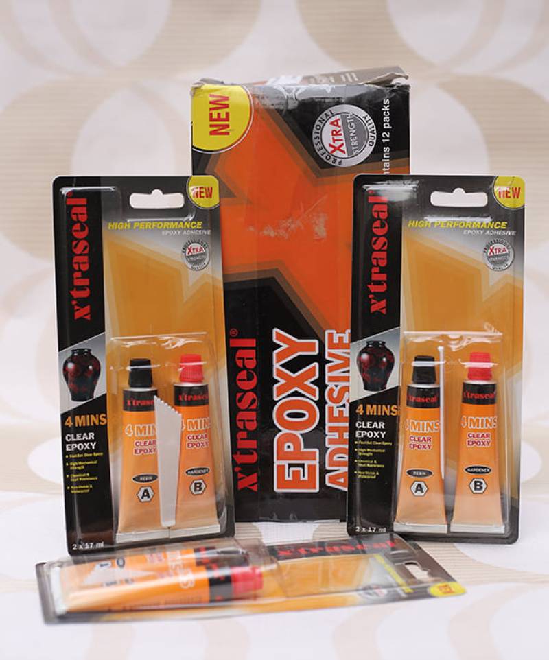 Keo Epoxy X’traseal 4 Minutes Clear 17ml x 2