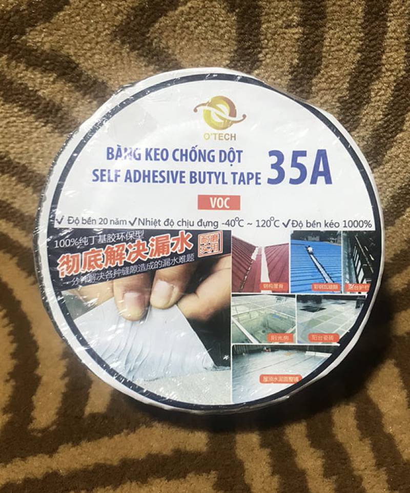 Băng dính chống dột 35A O’tech Self Adhesive Butyl