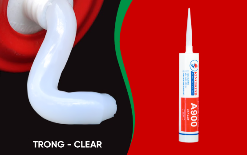 Keo silicone cao cấp hệ axit A900