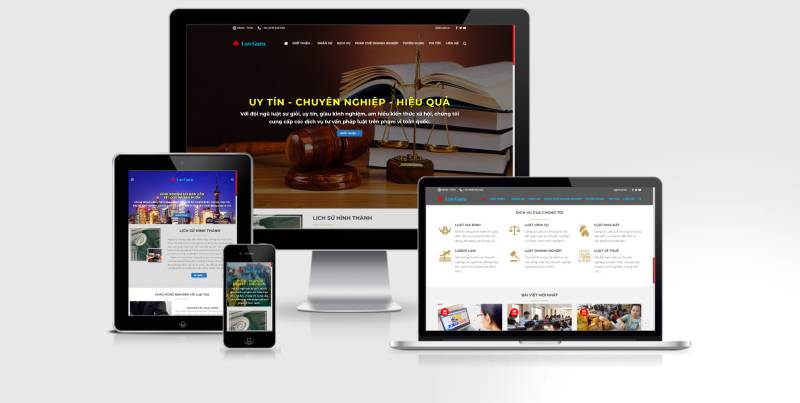 Theme Wordpress công ty tư vấn luật - luật sư mẫu số 2