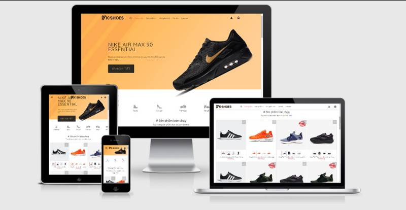 Theme Wordpress giày Sneaker thời trang mẫu số 4