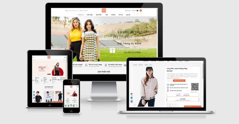 Theme Wordpress thời trang đẹp mẫu số 19 - Giao diện web thời trang