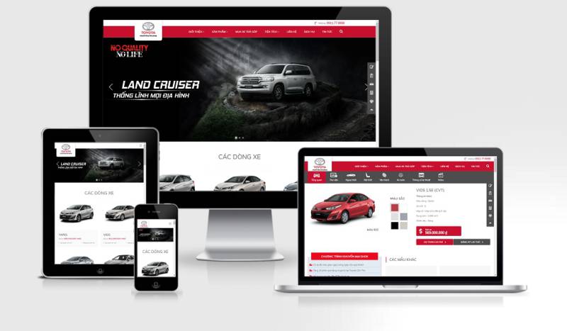 Theme Wordpress bán ô tô Toyota chuyên nghiệp số 2