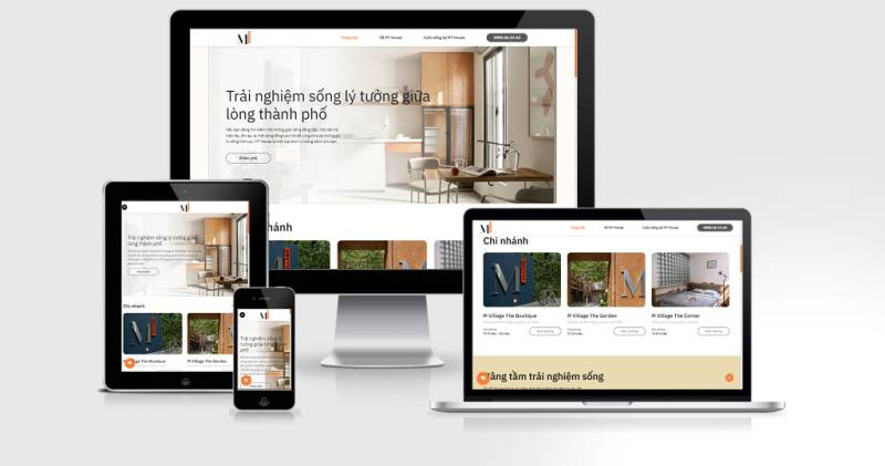 Theme Wordpress bất động sản mẫu MT Village