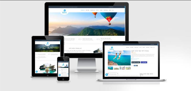 Theme Wordpress du lịch mẫu số 7 - TravelKit