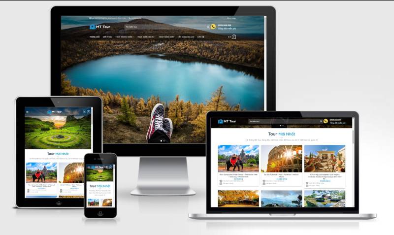 Theme Wordpress giới thiệu tour du lịch mẫu số 5