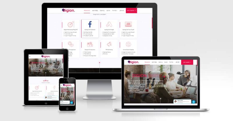 Theme Wordpress công ty Agency Digital Marketing Online - DigiOn