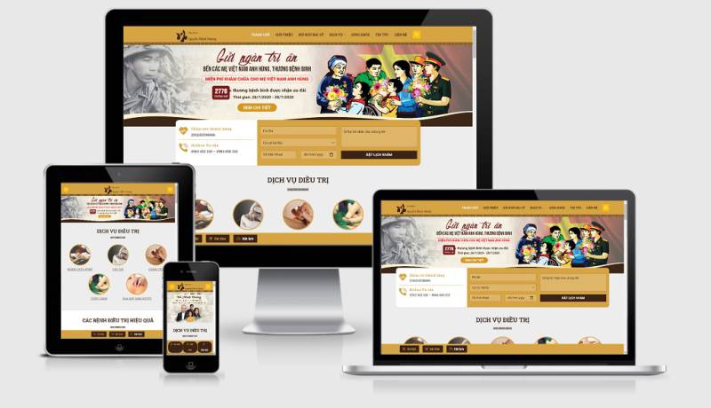 Theme Wordpress nhà thuốc cổ truyền đông y đẹp tuyệt vời