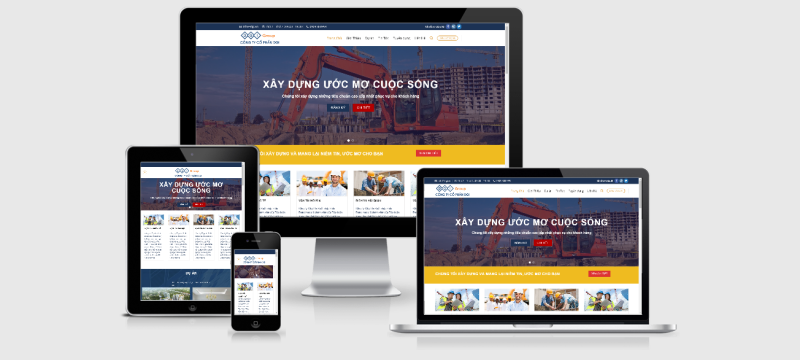 Theme Wordpress công ty xây dựng - Theme Wordpress xây dựng đẹp