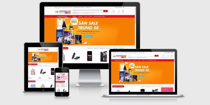 Theme Wordpress thương mại điện tử đẹp - DXT Store