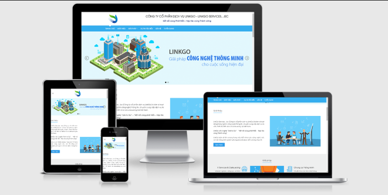 Theme Wordpress giới thiệu công ty đẹp - LinkGo