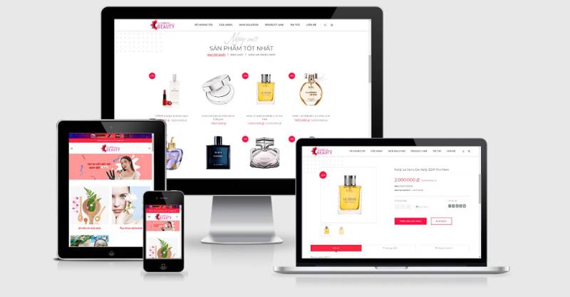 Theme Wordpress bán mỹ phẩm mẫu số 23 - TL COSMETICS