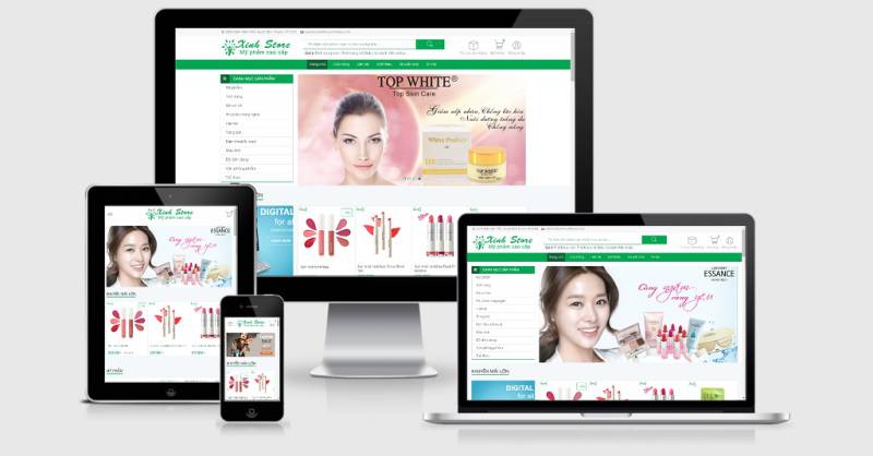 Theme Wordpress bán mỹ phẩm, thực phẩm chức năng XinhStore