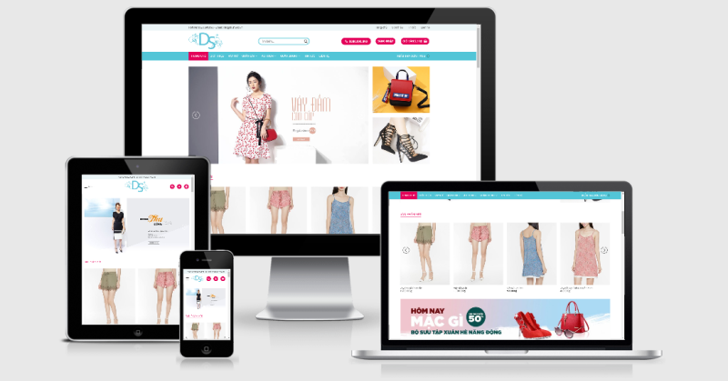 Theme Wordpress shop thời trang mẫu số 4