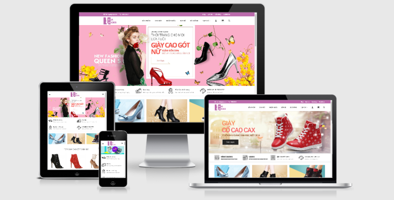 Theme Wordpress bán giày và túi xách nữ đẹp - Ega women shoes