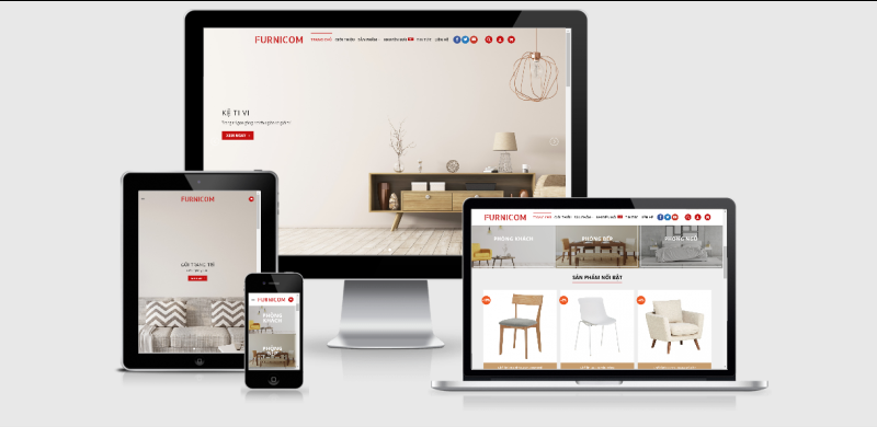 Theme Wordpress nội thất Furni com - Đẹp, sang trọng, load nhanh