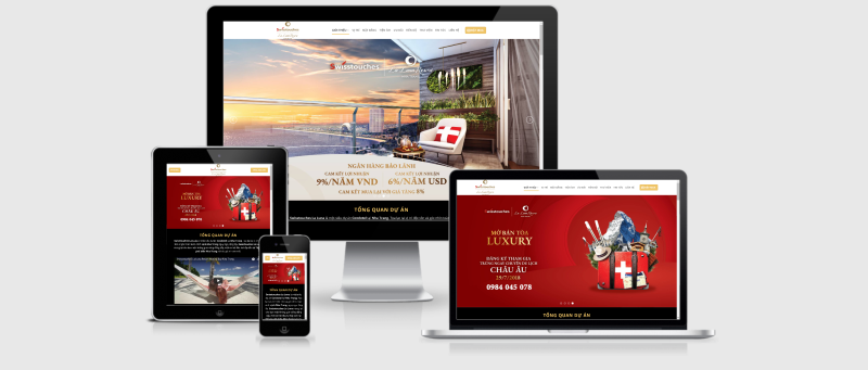 Theme Wordpress bất động sản số 9 - Swisstouches La Luna Resort