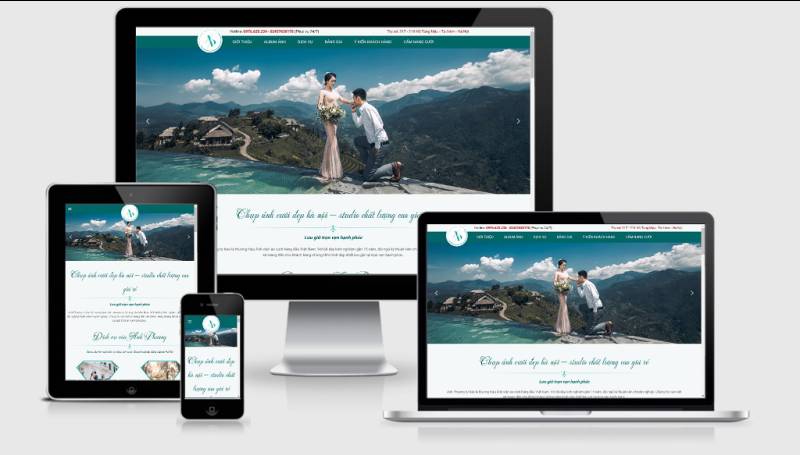 Theme wordpress dịch vụ chụp ảnh cưới, studio chụp ảnh cưới