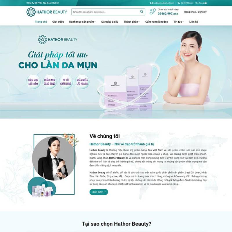  Theme WordPress mỹ phẩm 16