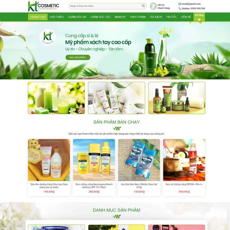  Theme WordPress Shop mỹ phẩm 06