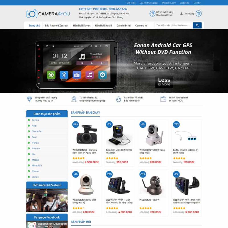  Theme WordPress Shop bán camera 02