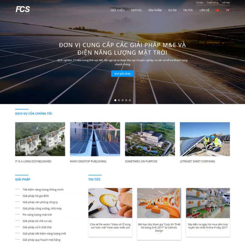  Theme WordPress công ty điện năng lượng mặt trời