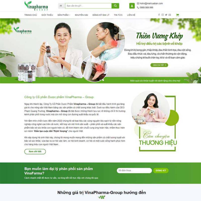  Theme WordPress công ty dược phẩm