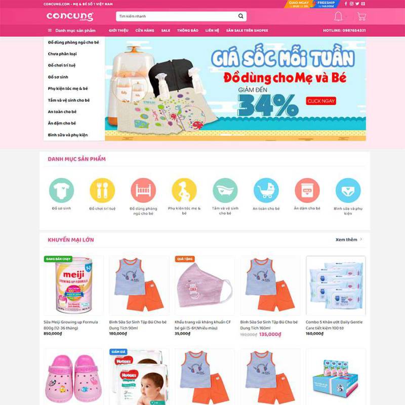  Theme wordpress bách hóa shop 04