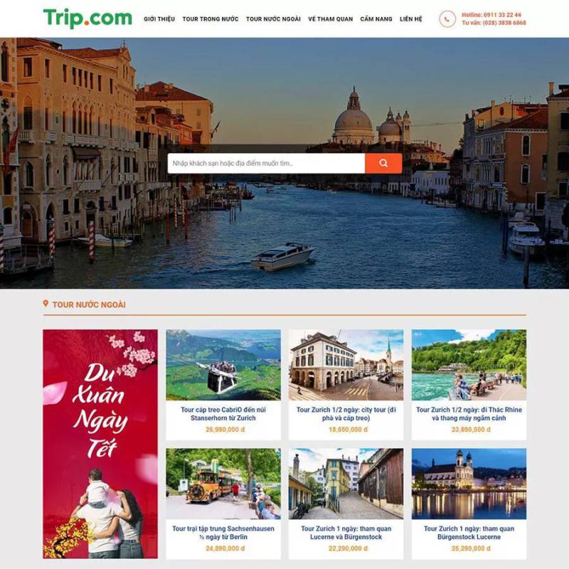  Theme wordpress bán tour du lịch 10