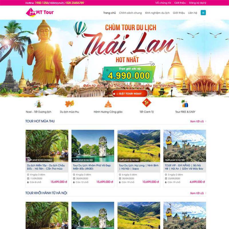  Theme WordPress du lịch 15