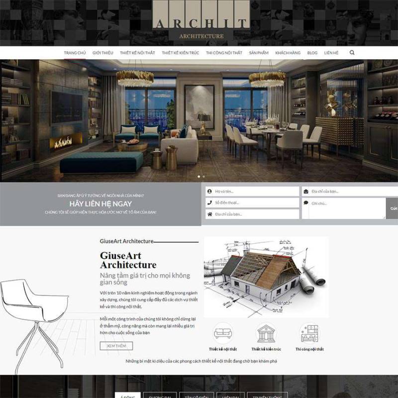  Theme WordPress công ty kiến trúc 02