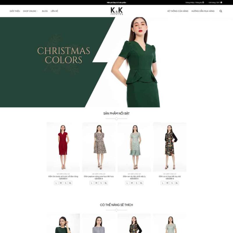  Theme WordPress shop thời trang nữ 02