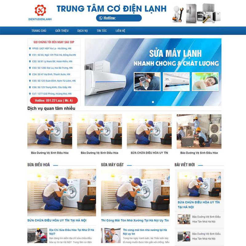  Theme wordpress sửa điện lạnh 02