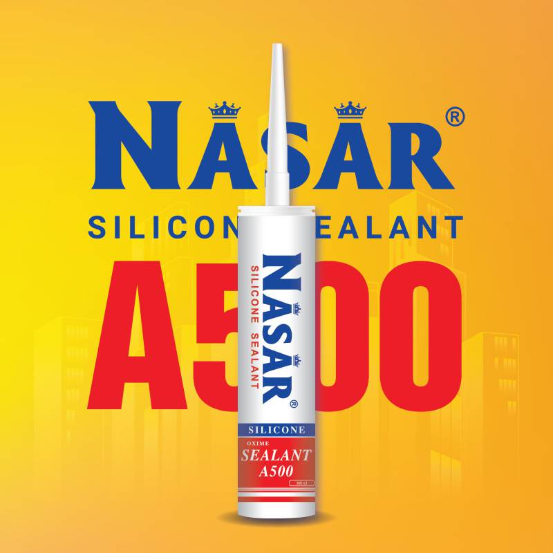 Keo silicone Nasar màu trắng trong A500