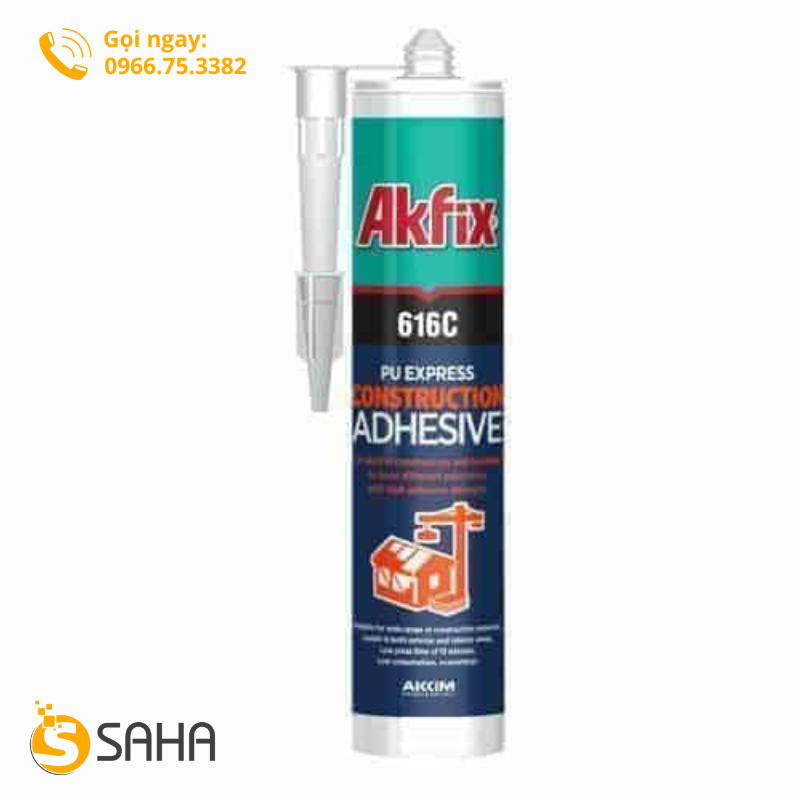 Keo dán xây dựng gốc PU không mùi Akfix 616C