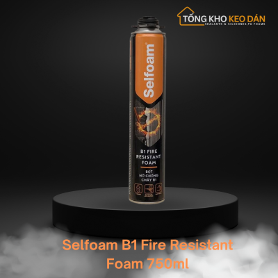  	Keo bọt nở chống cháy Selfoam B1 Fire Resistant Foam 750ml