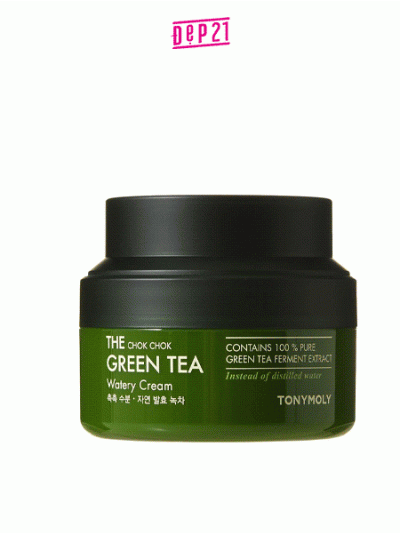  	Kem Dưỡng Da Chiết Xuất Trà Xanh TONYMOLY The Chok Chok Green Tea Watery Cream 60ml