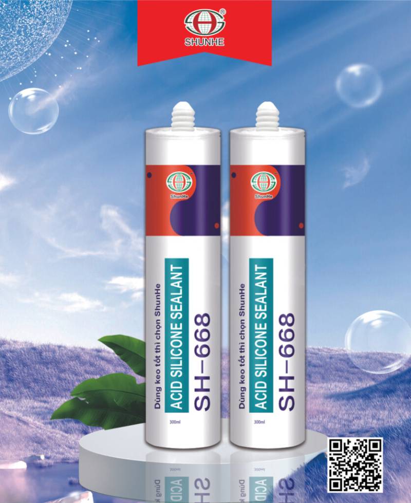  	Keo Silicone Shunhe SH-668 Acid Sealant