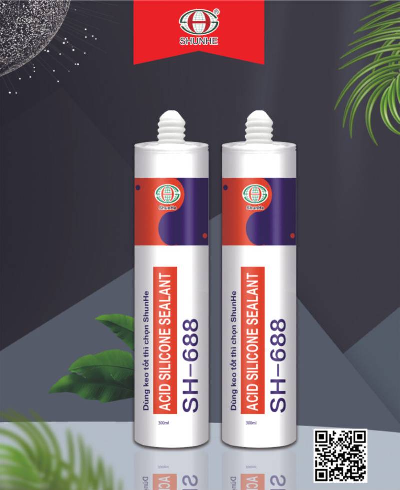  	Keo Silicone Shunhe SH-688 Acid Sealant