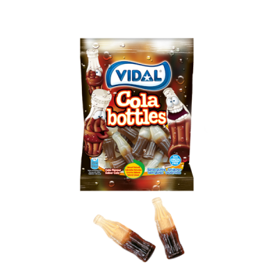 Kẹo dẻo chai Cola Vidal gói 100g