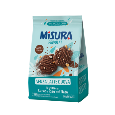 Bánh qui Cacao cốm gạo Misura 290g