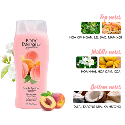 Sữa tắm nước hoa Peach Apricot 354ml
